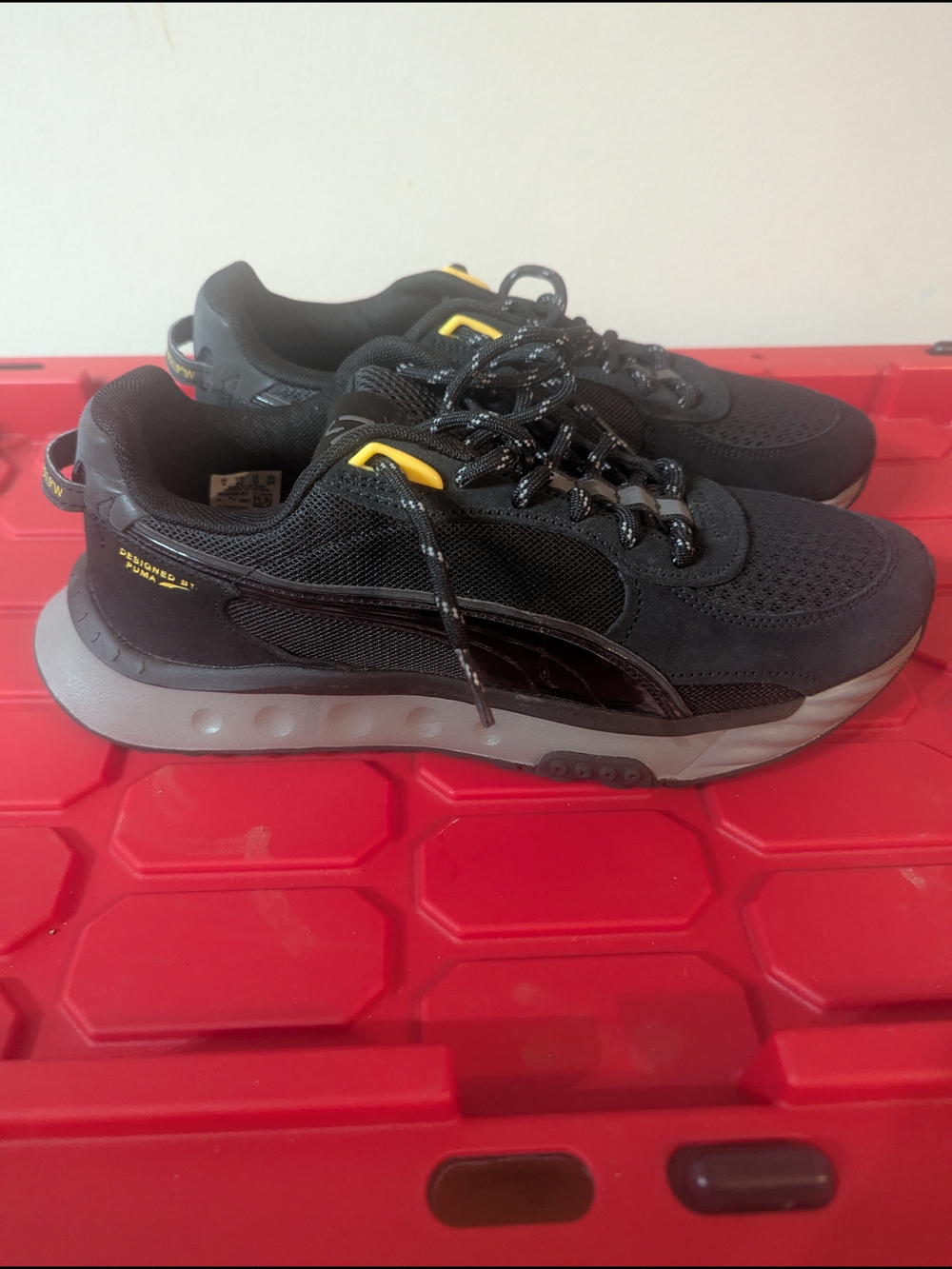 Puma X Neymar Jr Wild Rider NJR In Vaporous Black Size 10 Mens